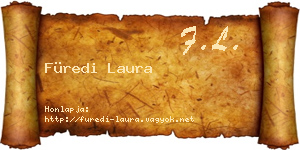 Füredi Laura névjegykártya